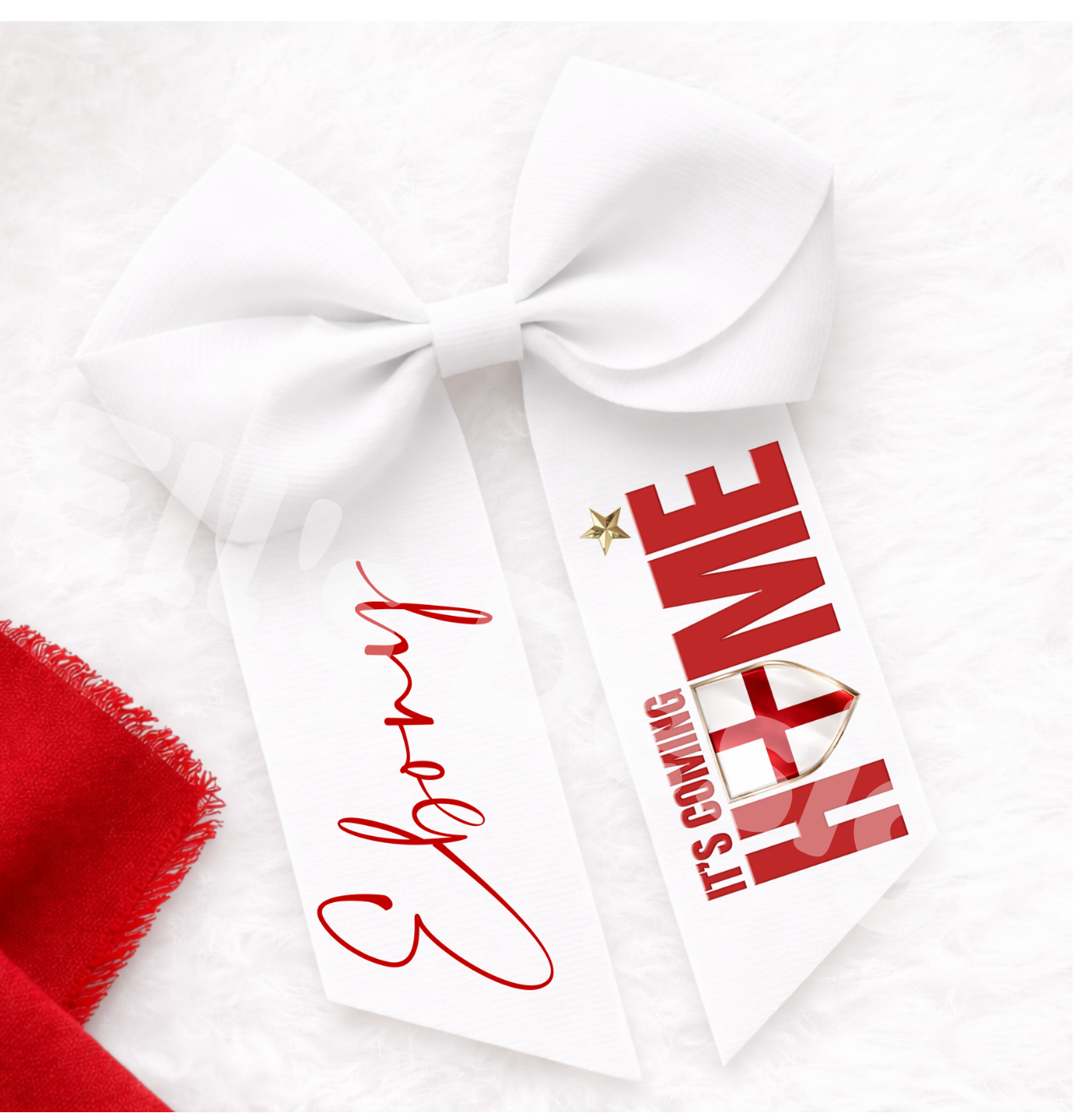 World Cup Bow- White