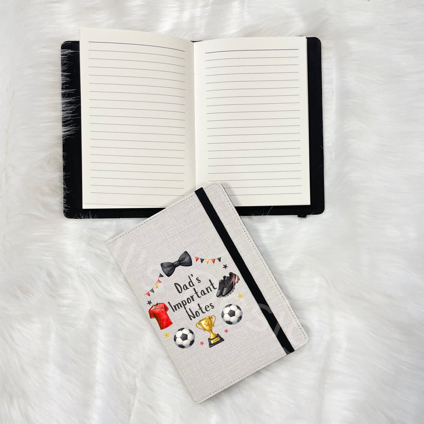 Father's Day Personalised Notebook- Football