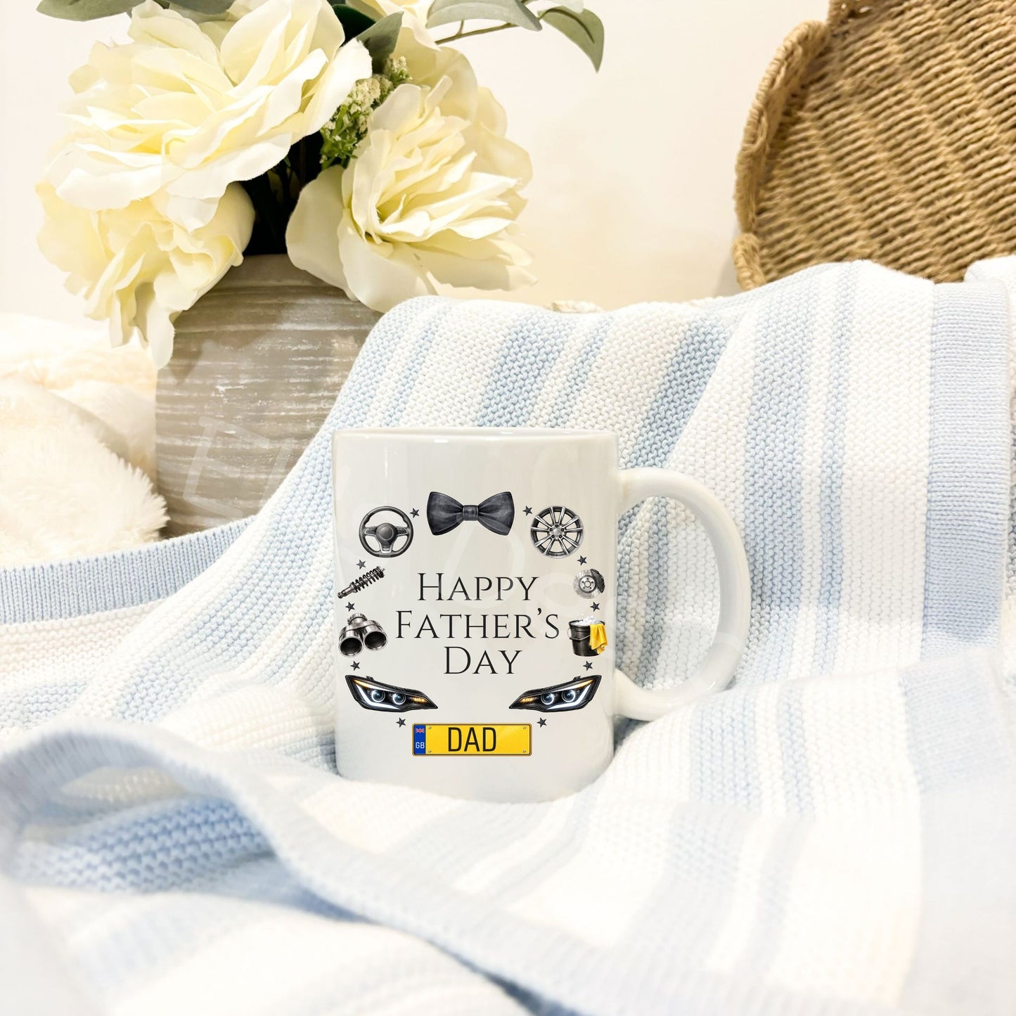 Personalised Fathers Day Mug-Cars