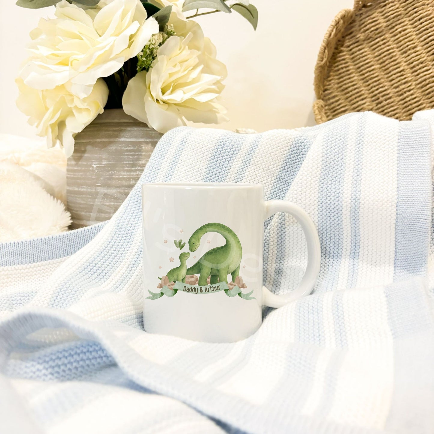 Personalised Fathers Day Mug-Dino