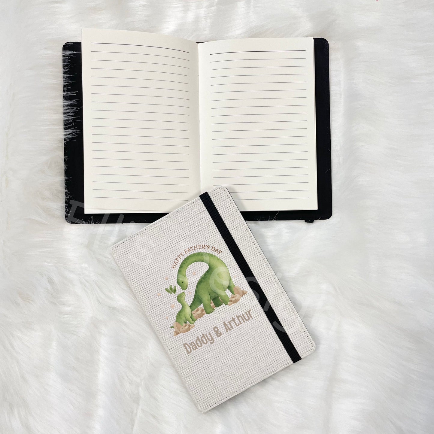 Father's Day Personalised Notebook-Dino