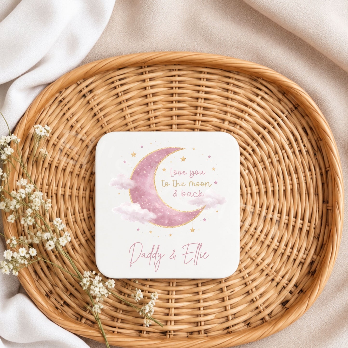 Father's Day Coaster-Moon