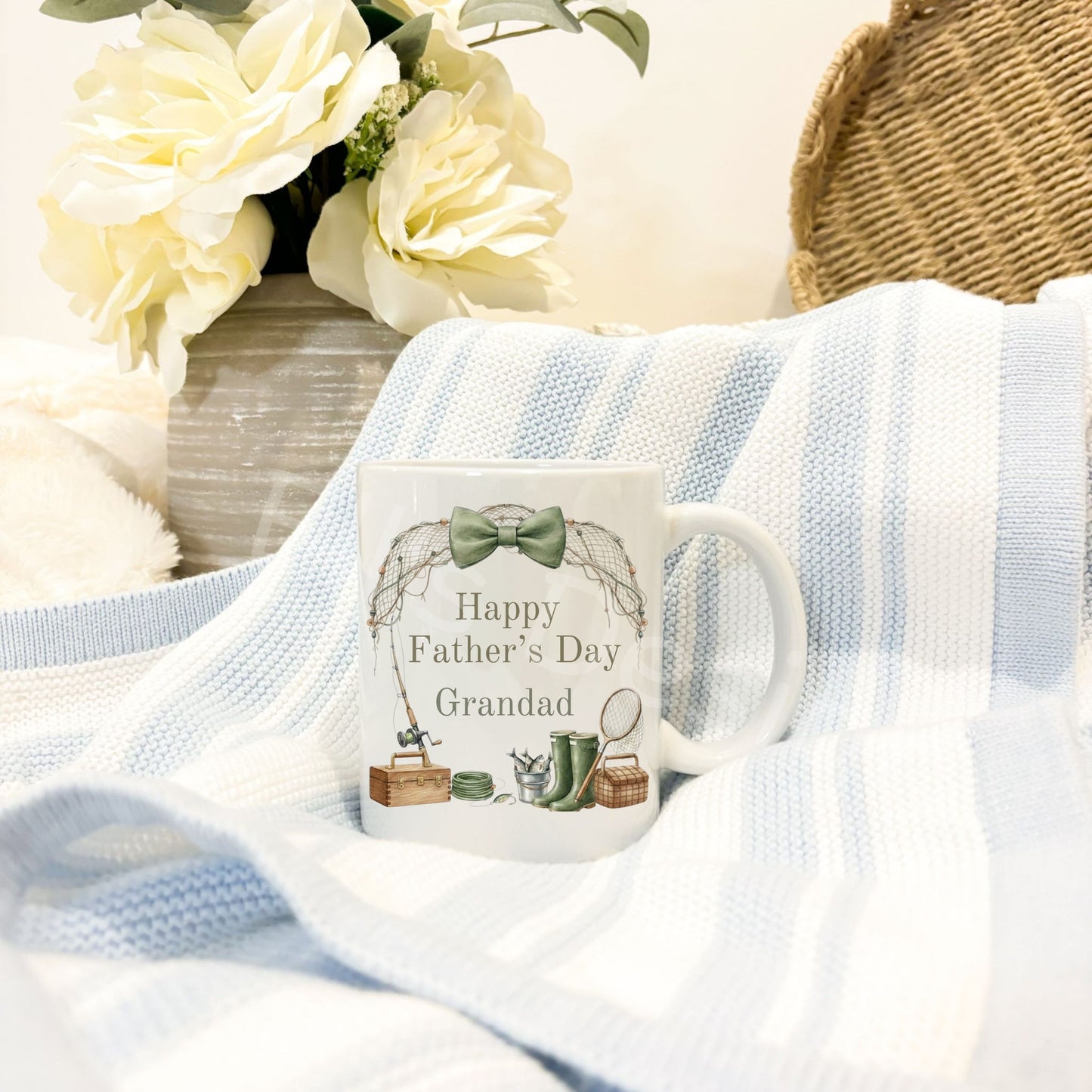 Personalised Fathers Day Mug-Fishing