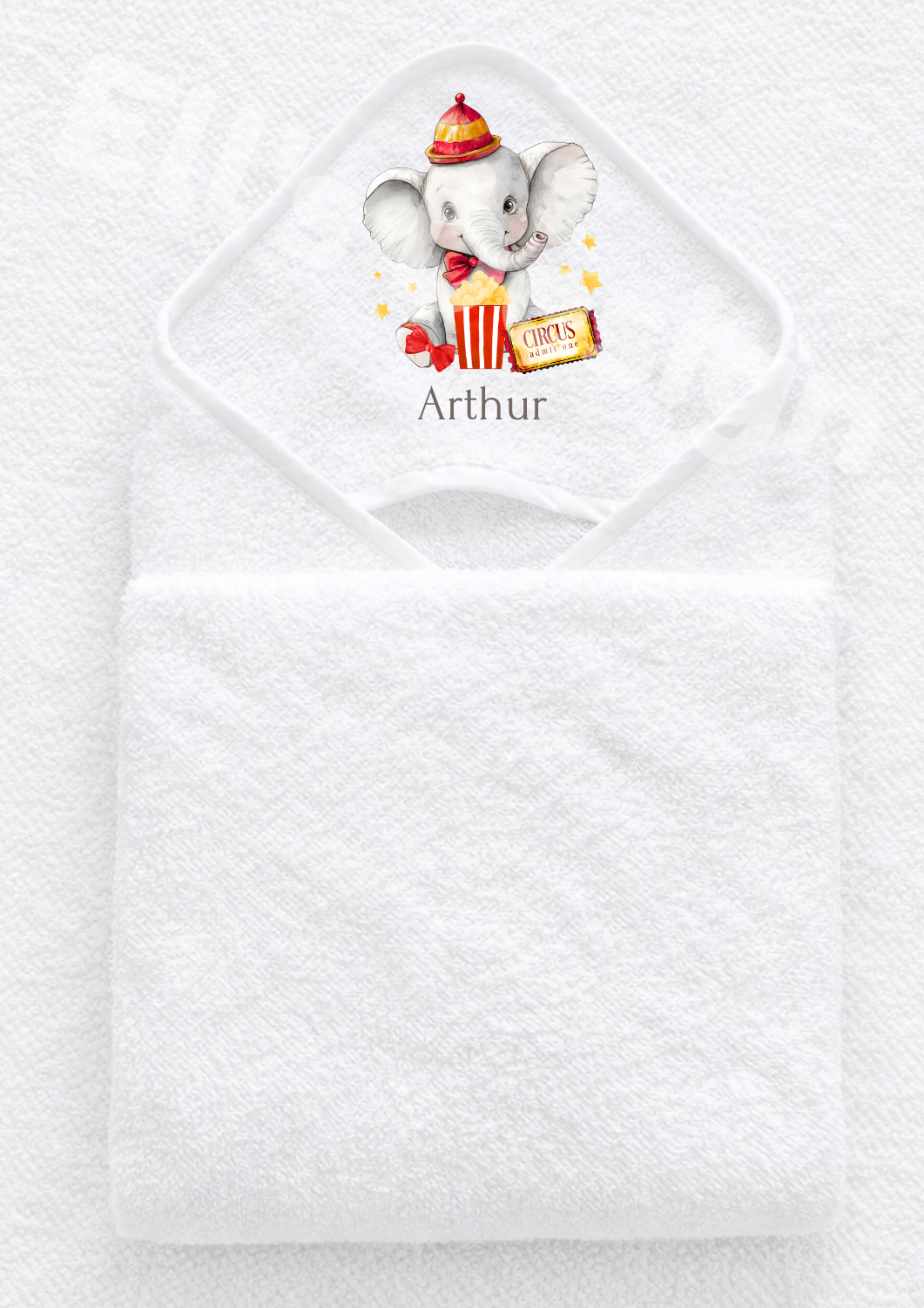Hooded Towel-Circus Elephant
