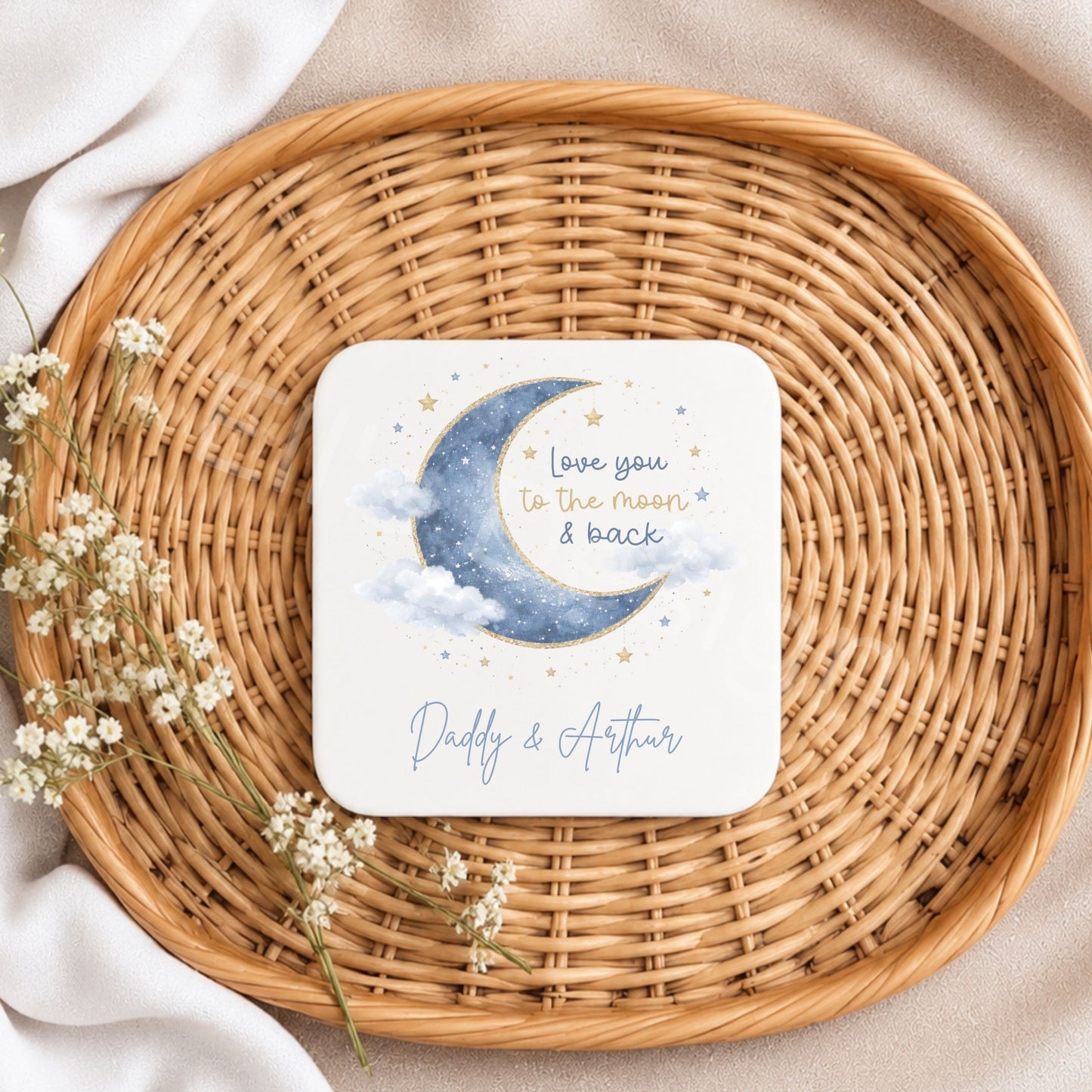 Father's Day Coaster-Moon