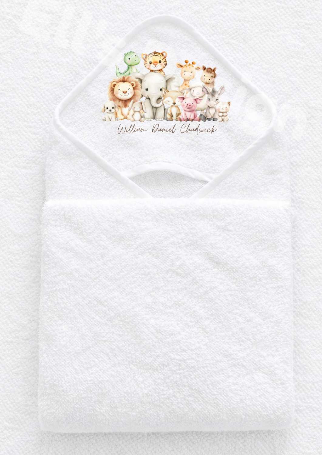 Hooded Towel-Animals