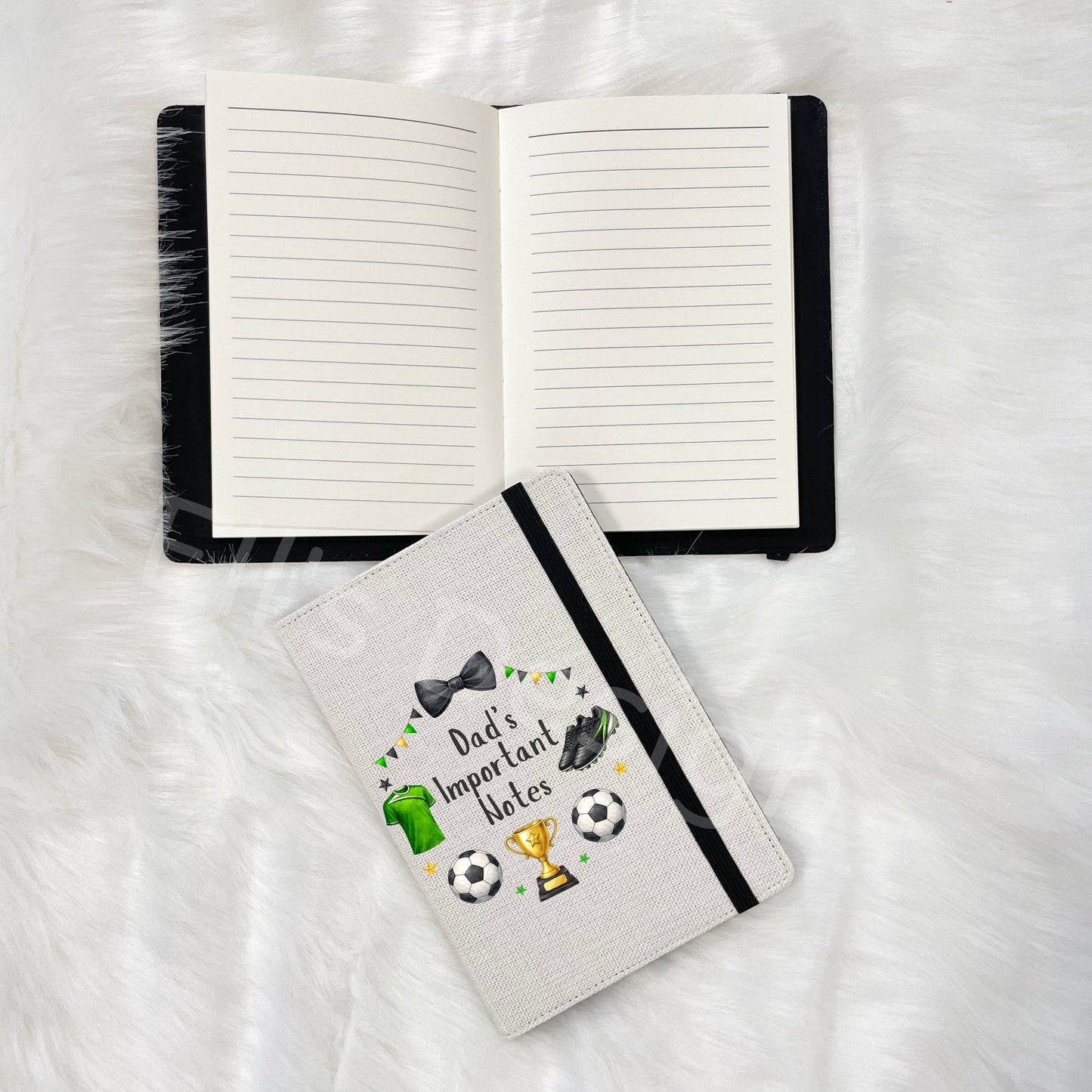 Father's Day Personalised Notebook- Football