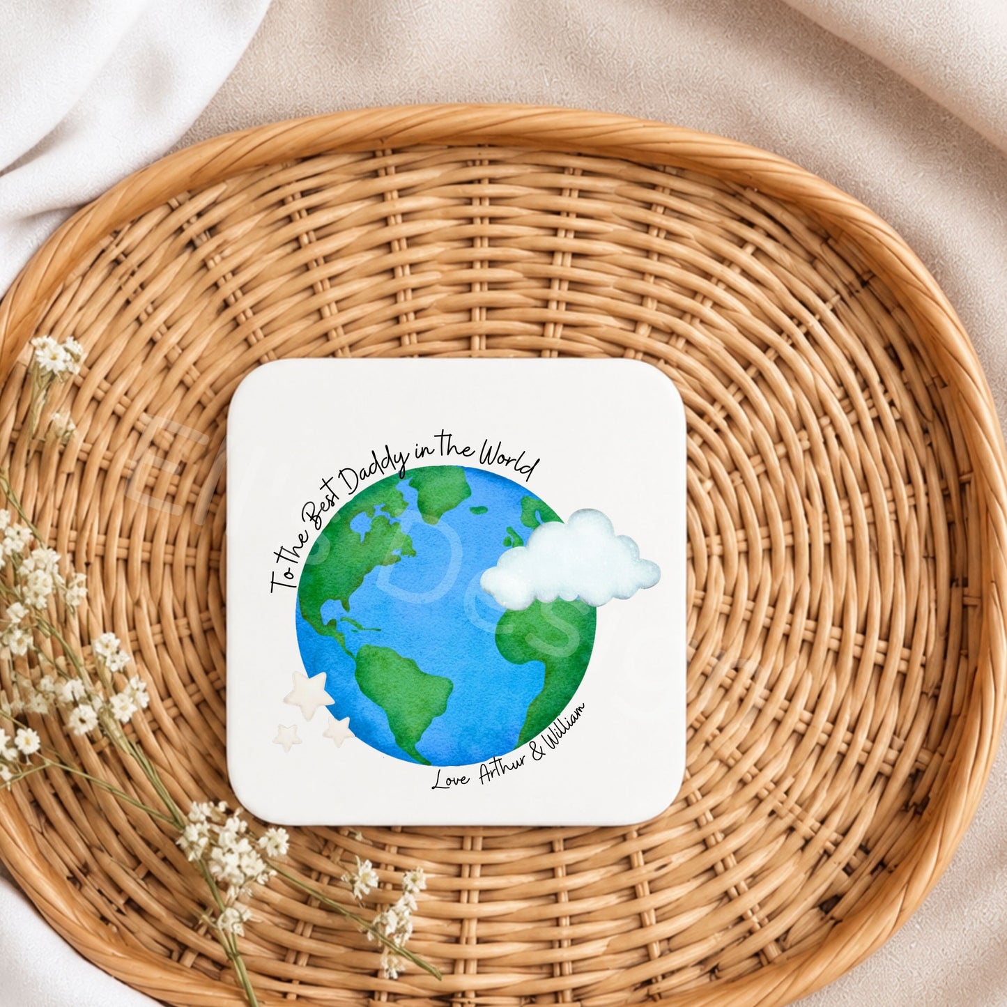 Father's Day Coaster-World