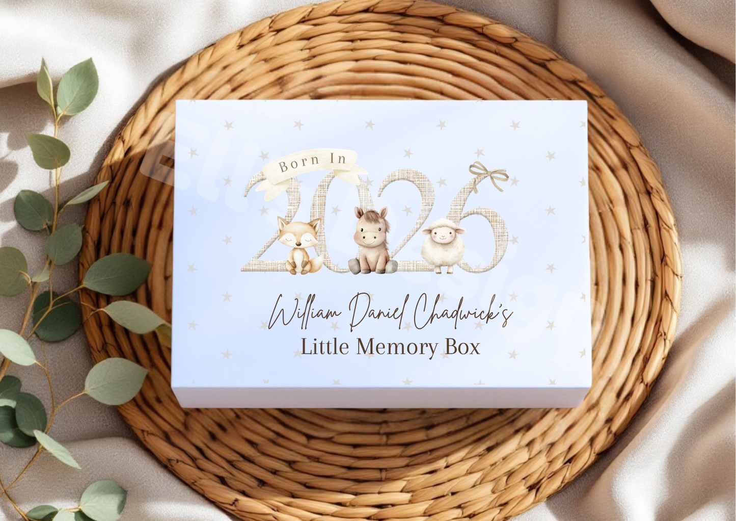 Personalised Magnetic Close Box- Animals 2026