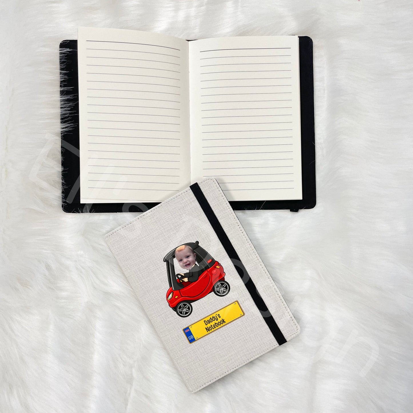 Father's Day Personalised Notebook- Car