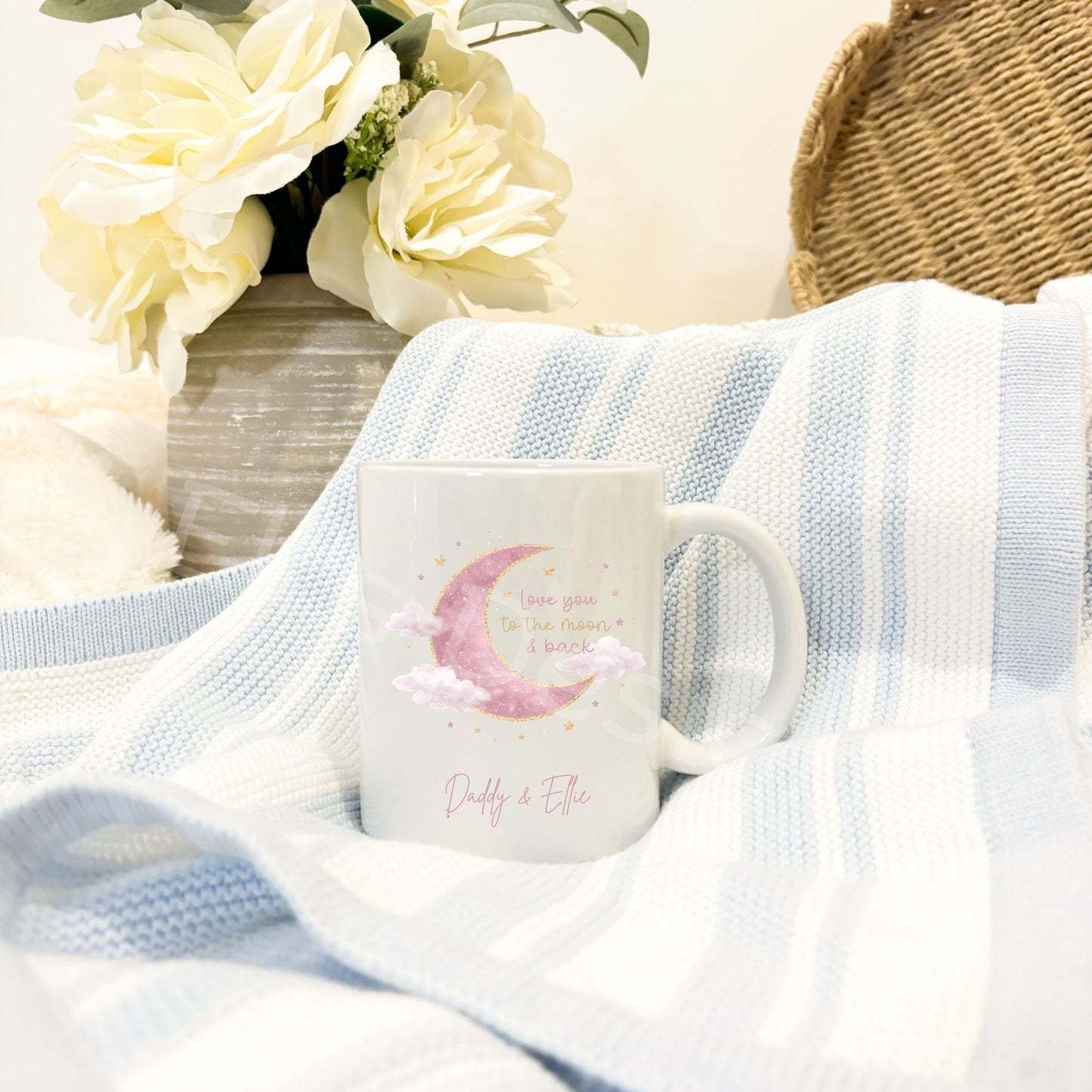 Personalised Fathers Day Mug-Moon