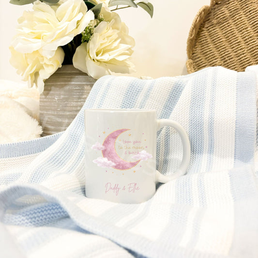 Personalised Fathers Day Mug-Moon