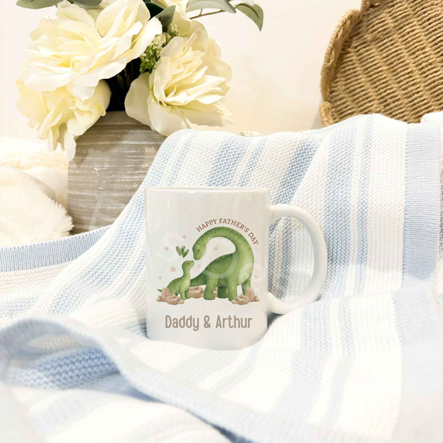 Personalised Fathers Day Mug-Dino