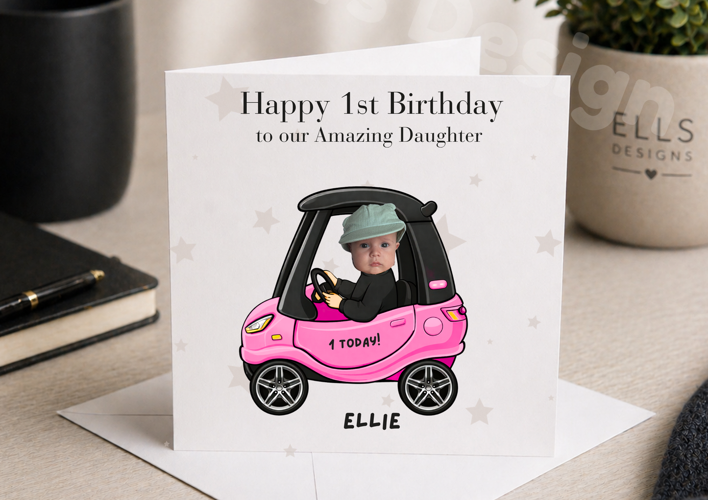 Car Personalised Birthday Card