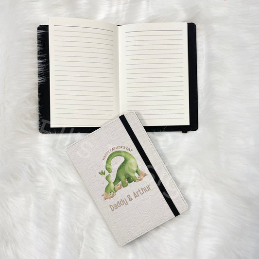 Father's Day Personalised Notebook-Dino