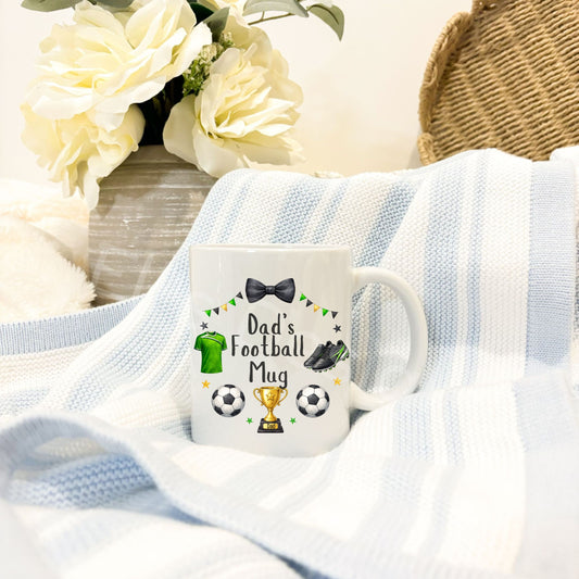 Personalised Fathers Day Mug-Football