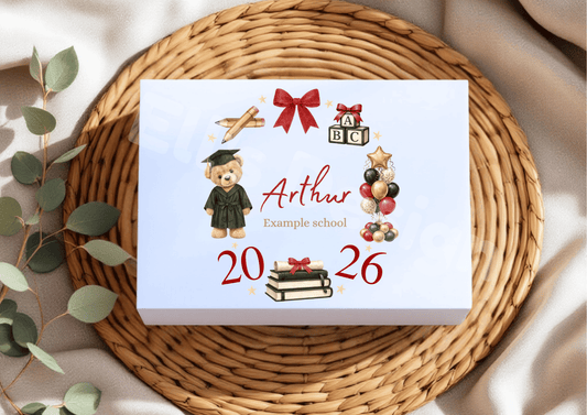 2026 Bear Wreath Personalised Magnetic Close Box