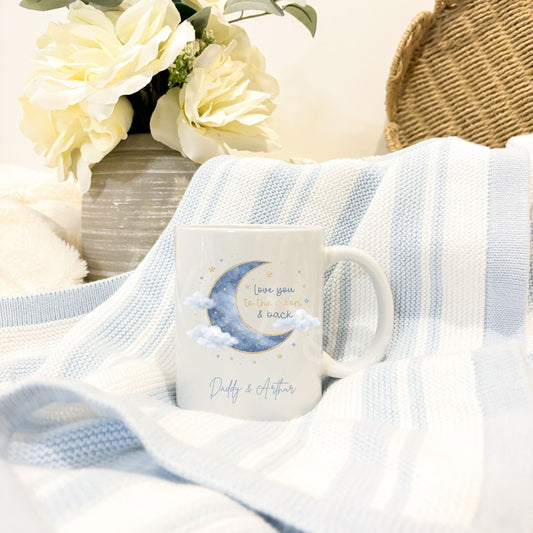 Personalised Fathers Day Mug-Moon