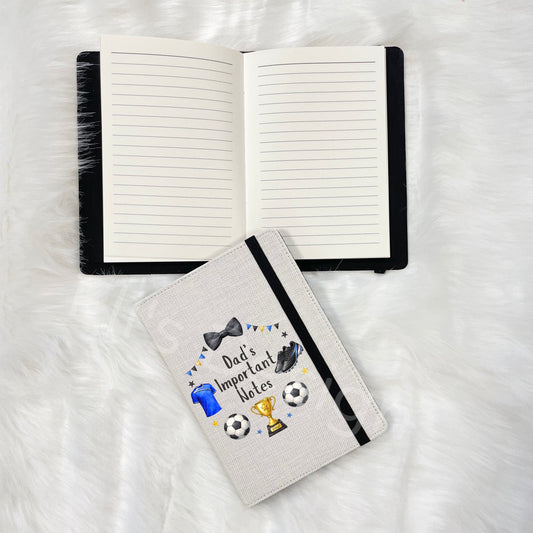 Father's Day Personalised Notebook- Football