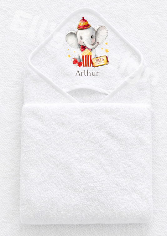 Hooded Towel-Circus Elephant