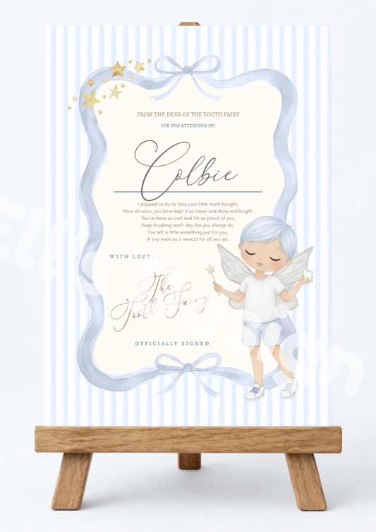 Tooth Fairy Letter