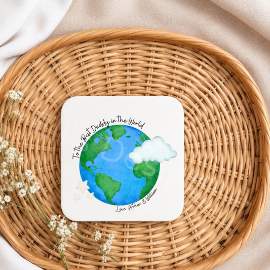 Father's Day Coaster-World