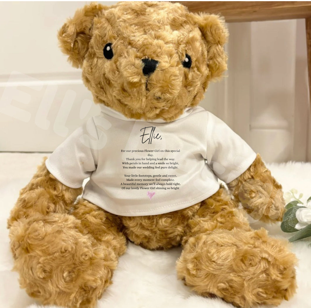 Flower Girl Poem Bear