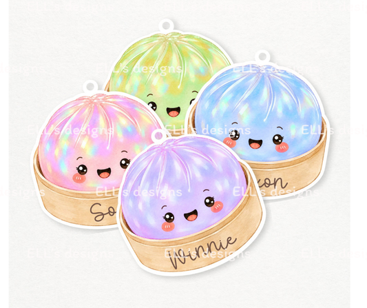 Personalised Dumpling keyrings
