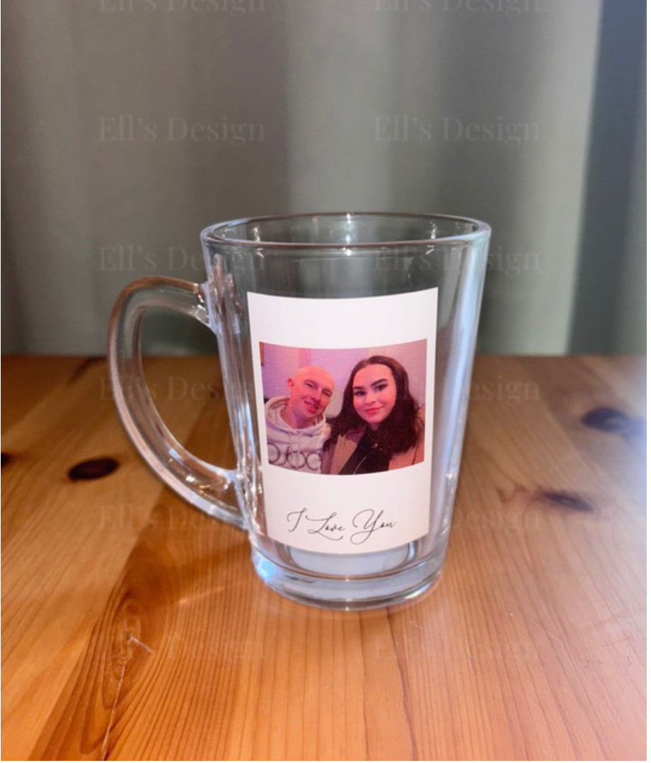 Polaroid Glass Mug